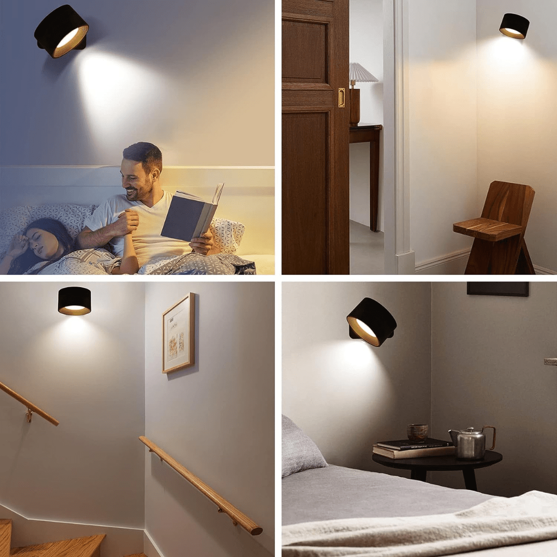 FlexiLamp - Wireless 360° Wall Lamp with Rechargeable LED