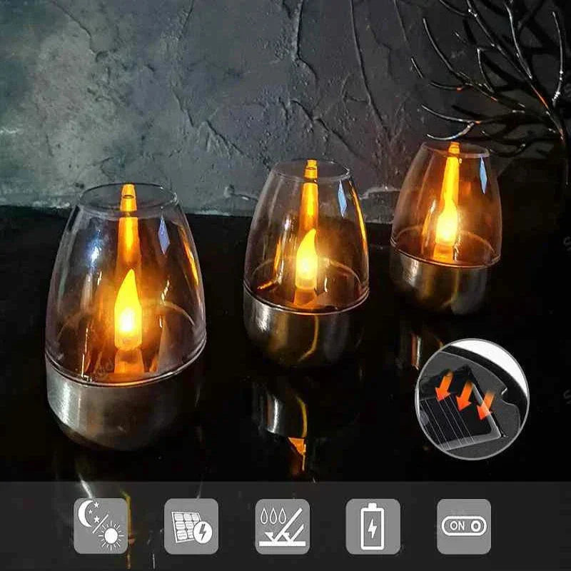 Sun Glow – Elegant Solar Lantern for Garden and Terrace