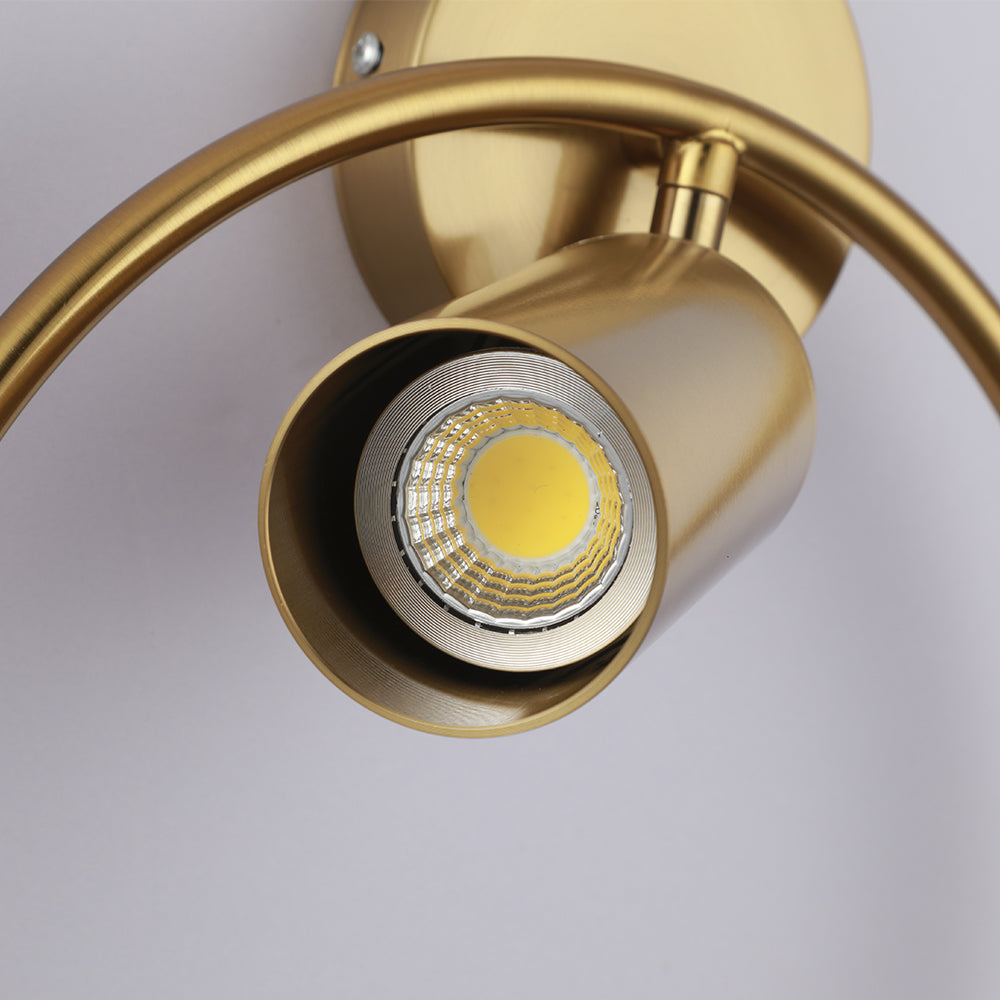 Flame of Luxury – Elegant Gold Wall Lamp for Mood Lighting