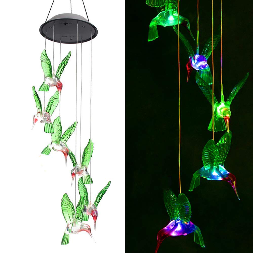 Enchanted Glow - Solar LED Garden Lighting Hummingbird