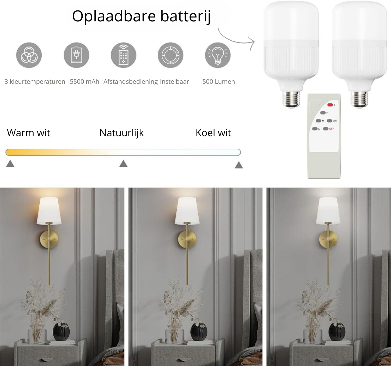 NovaGlow - Luxurious Wireless Wall Lamp