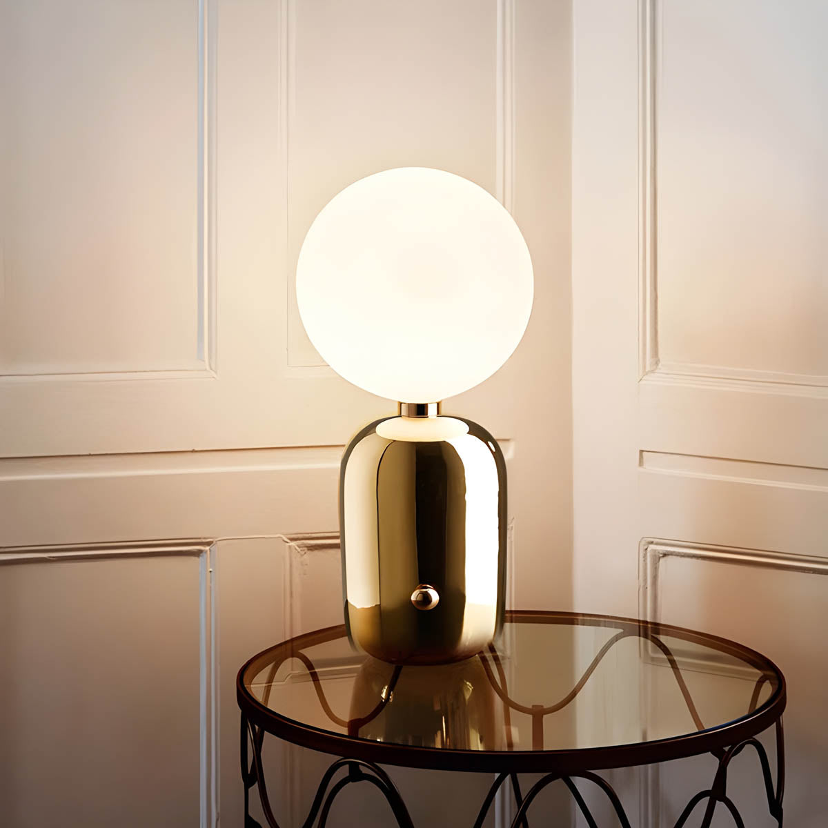 RaisoGlow Candle - Minimalist Modern Table Lamp for Mood Lighting