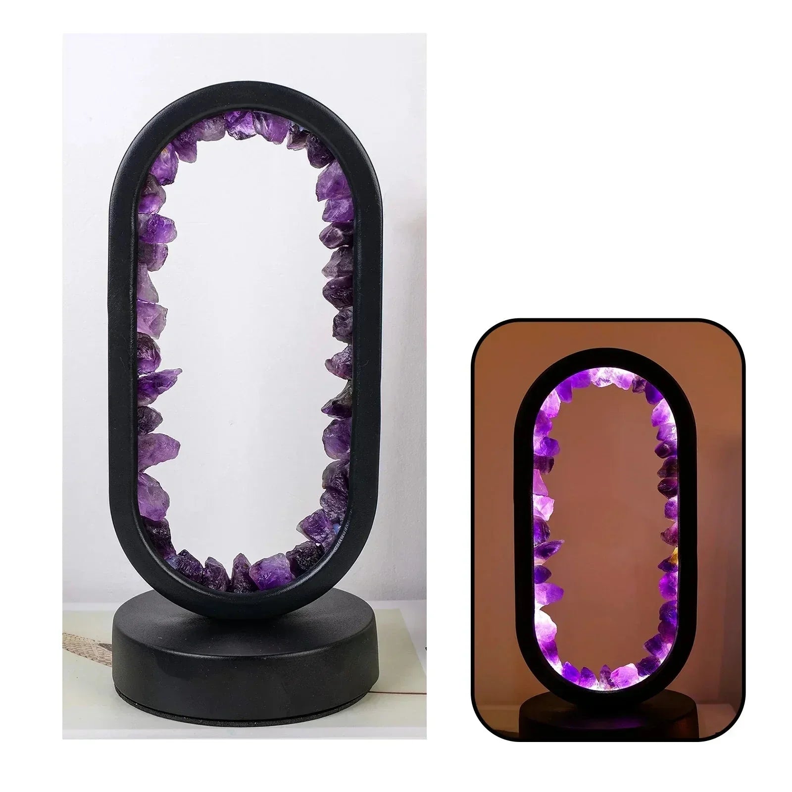 Amethyst – Elegant Natural Light Crystal Light