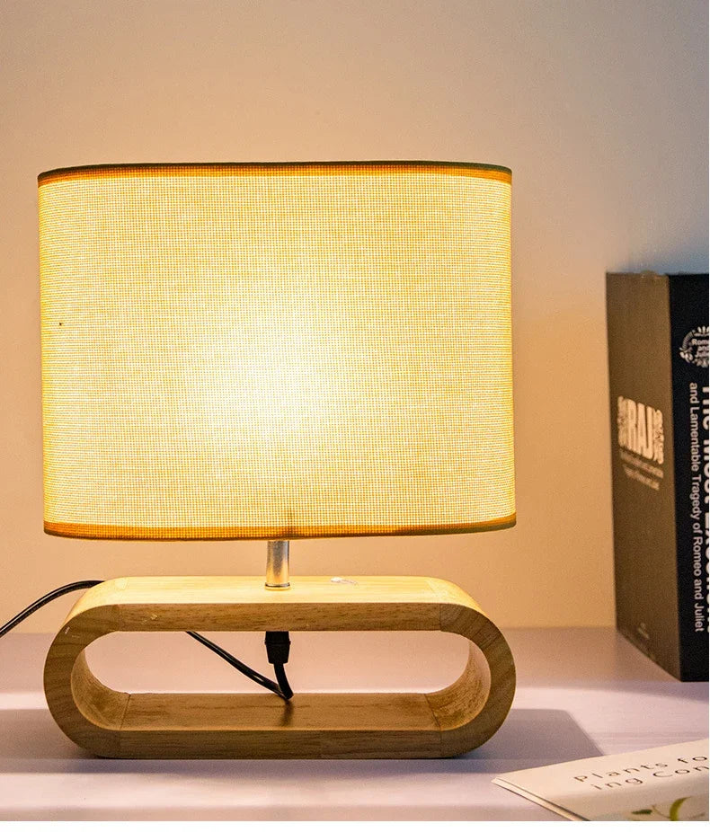 ZenHout - Säre Hout Desk Lamp for Relaxation
