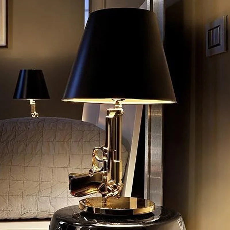 Luminous Art – Bold Pistol Table Lamp