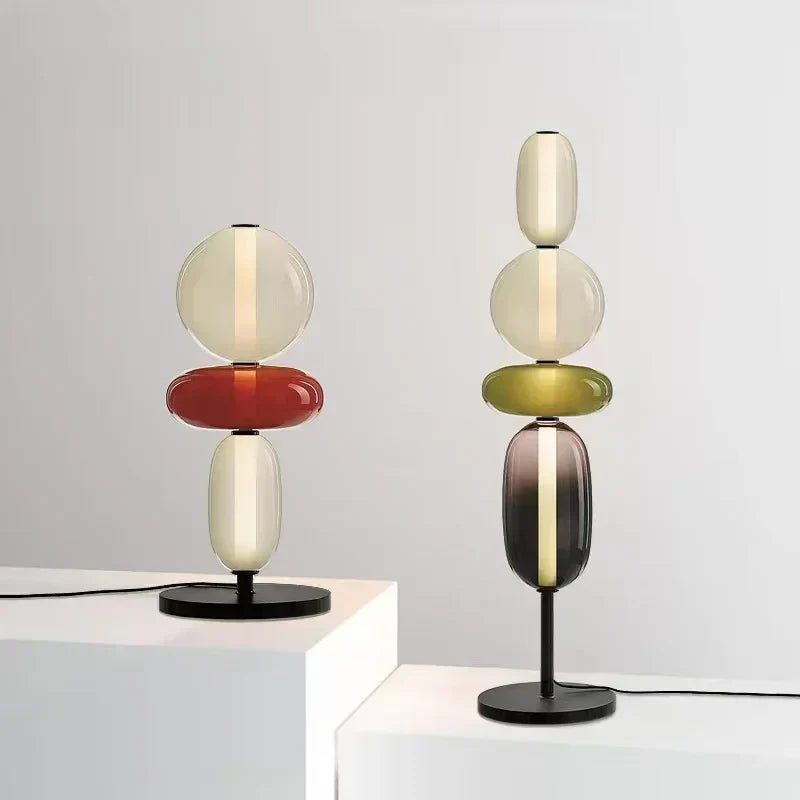 ChromaLuxe - Designer Floor Lamp with Color Accents for a Vibrant Atmosphere