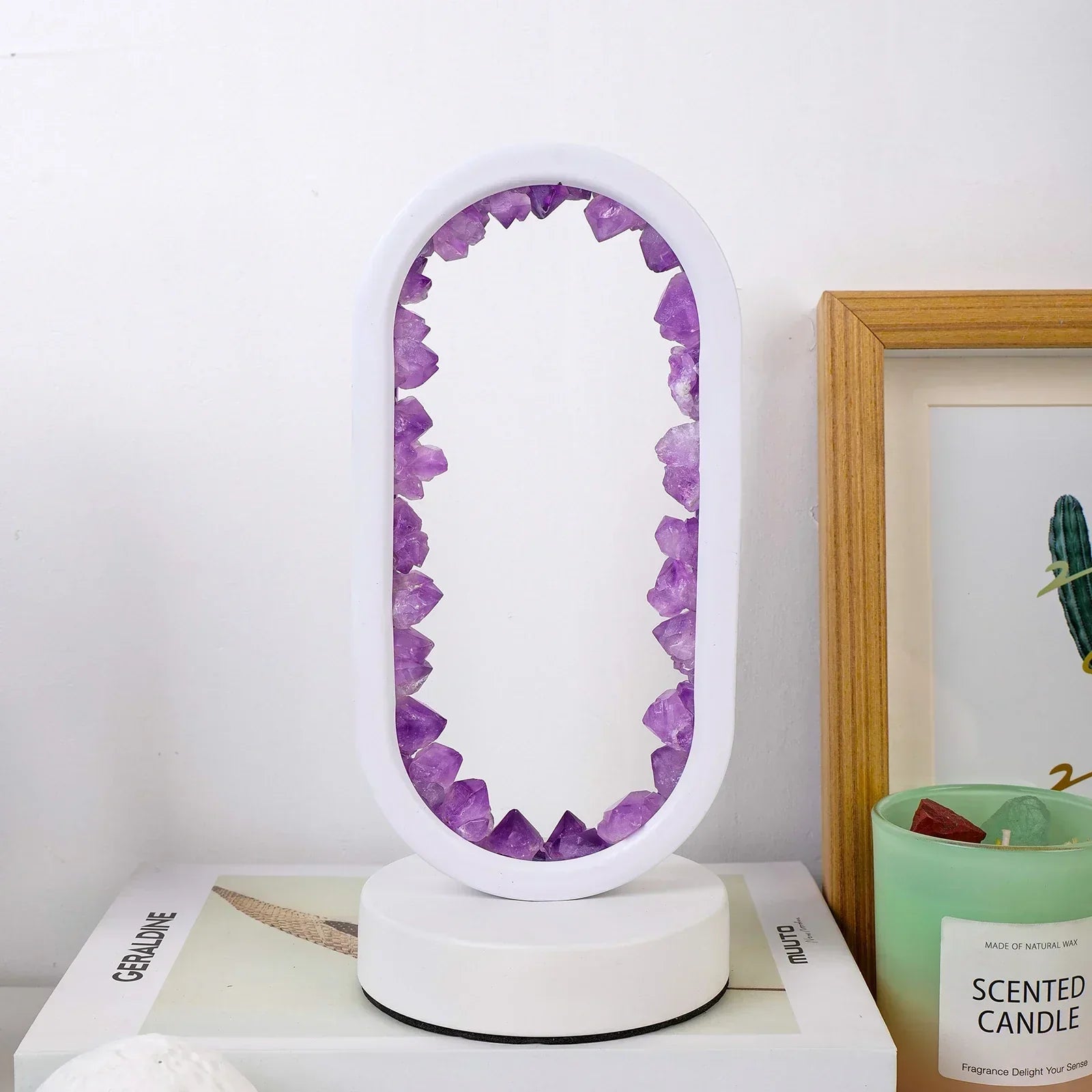 Amethyst – Elegant Natural Light Crystal Light