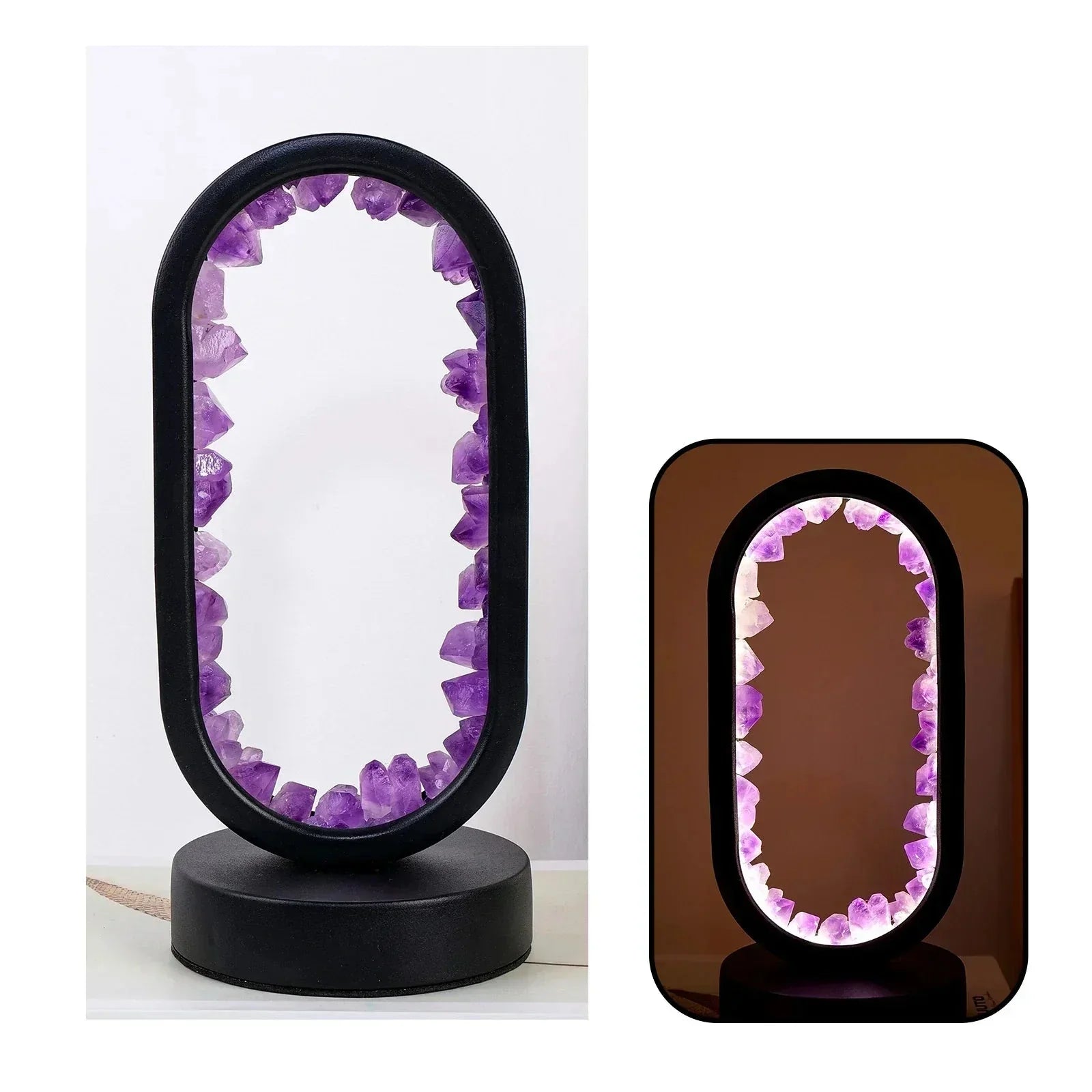 Amethyst – Elegant Natural Light Crystal Light