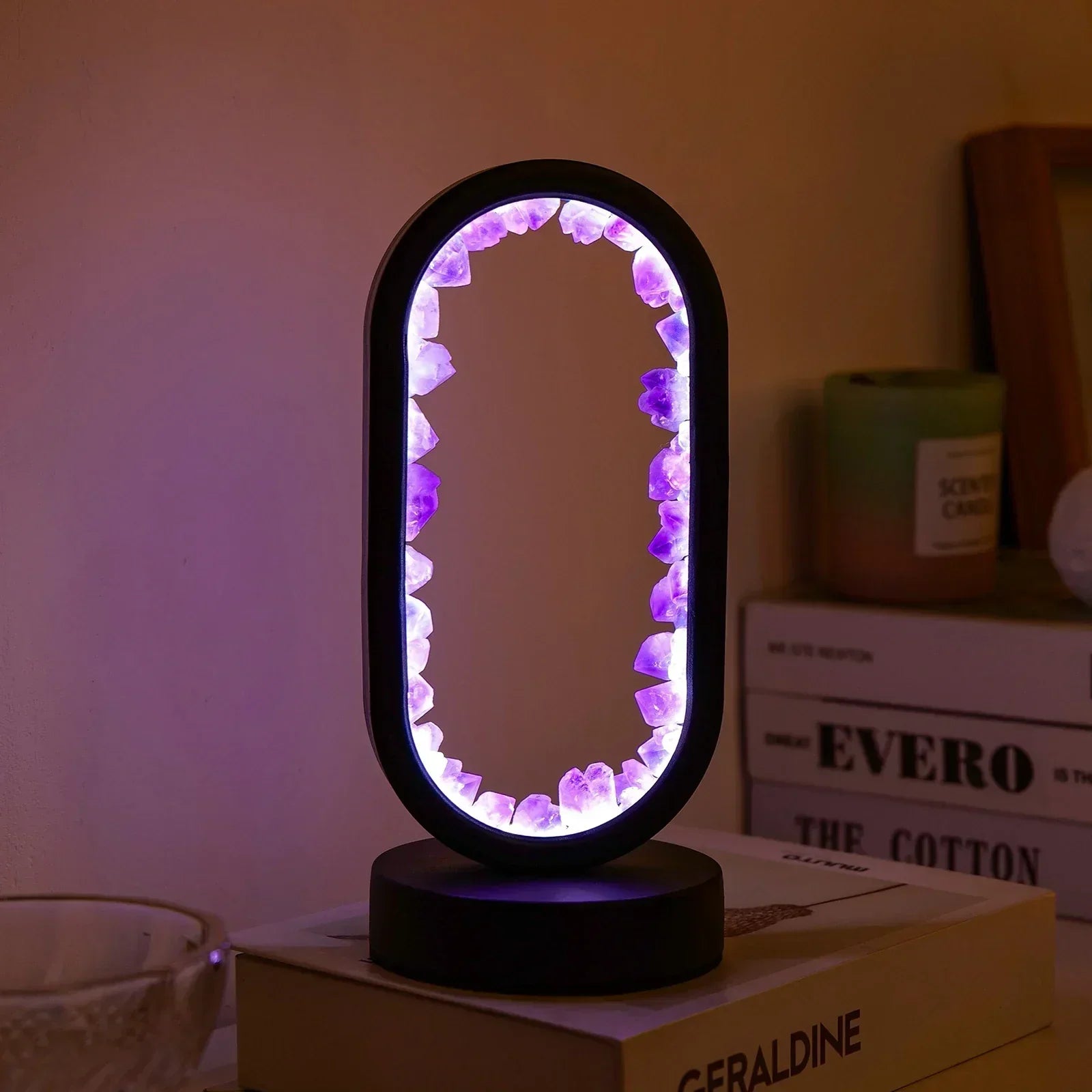 Amethyst – Elegant Natural Light Crystal Light