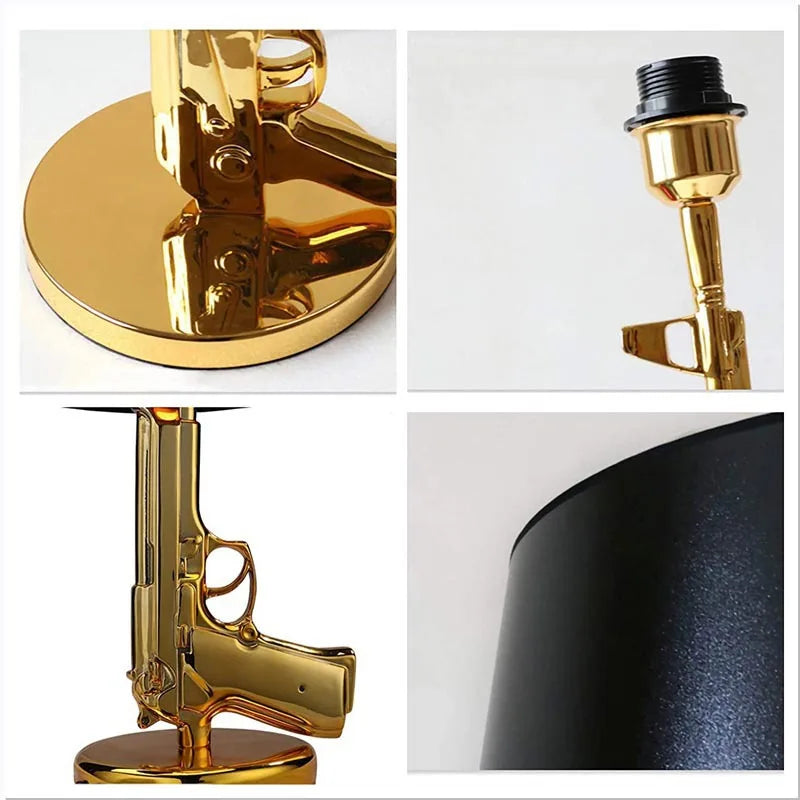 Luminous Art – Bold Pistol Table Lamp