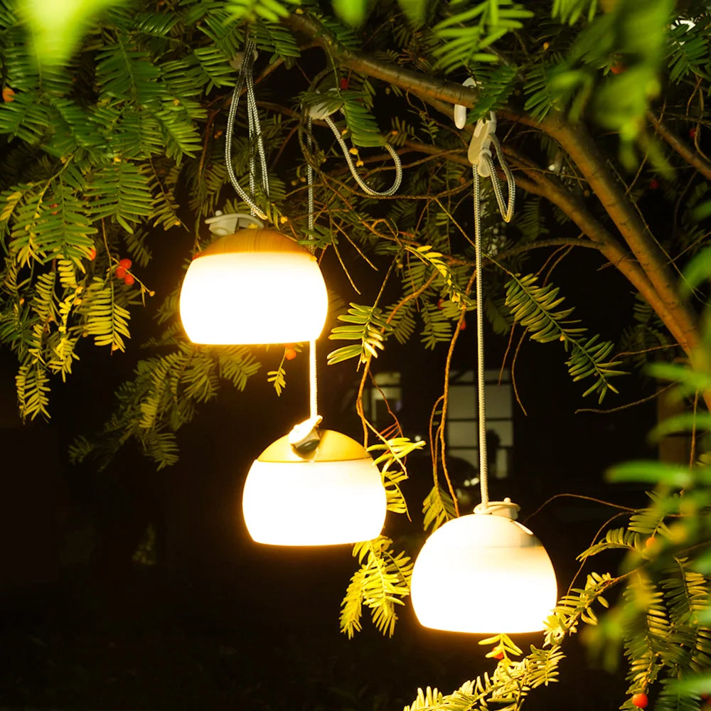 CampGlow - Retro Rechargeable Camping Lamp with USB