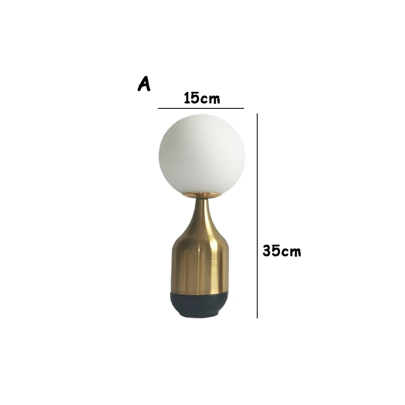 Nordic Elegantie Lamp - Glass Ball Lamp for Atmospheric Lighting