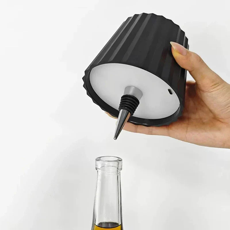 Nomadic Light – Wireless Bottle Lamp with Adjustable Light