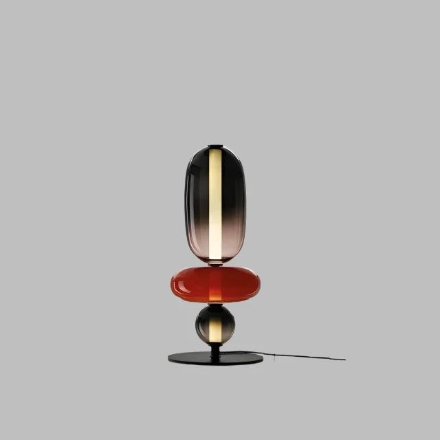 ChromaLuxe - Designer Floor Lamp with Color Accents for a Vibrant Atmosphere
