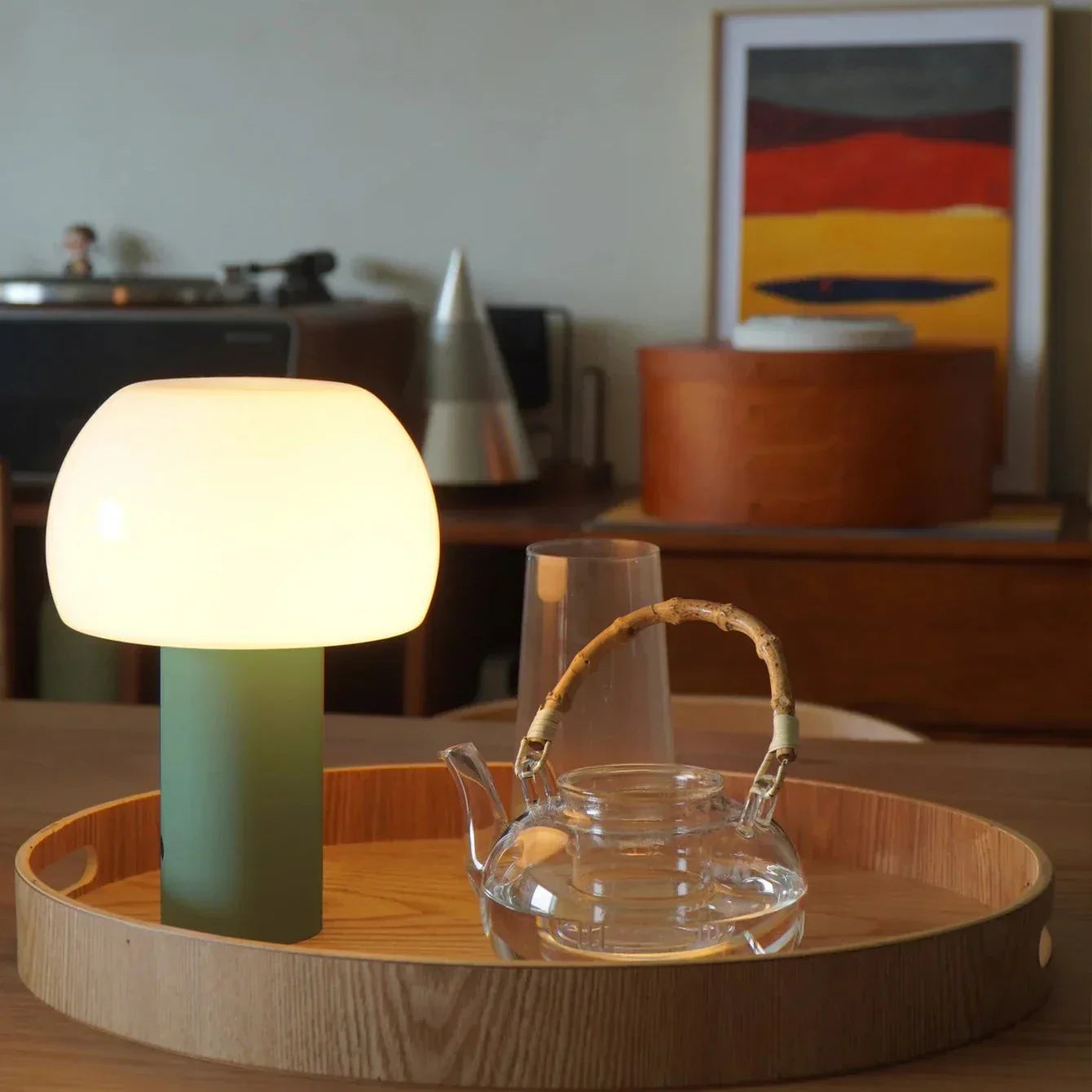 Versatile Glow - Multifunctional Rechargeable Table Lamp for Indoors and Outdoors
