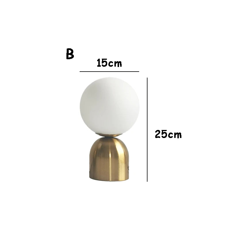 Nordic Elegantie Lamp - Glass Ball Lamp for Atmospheric Lighting
