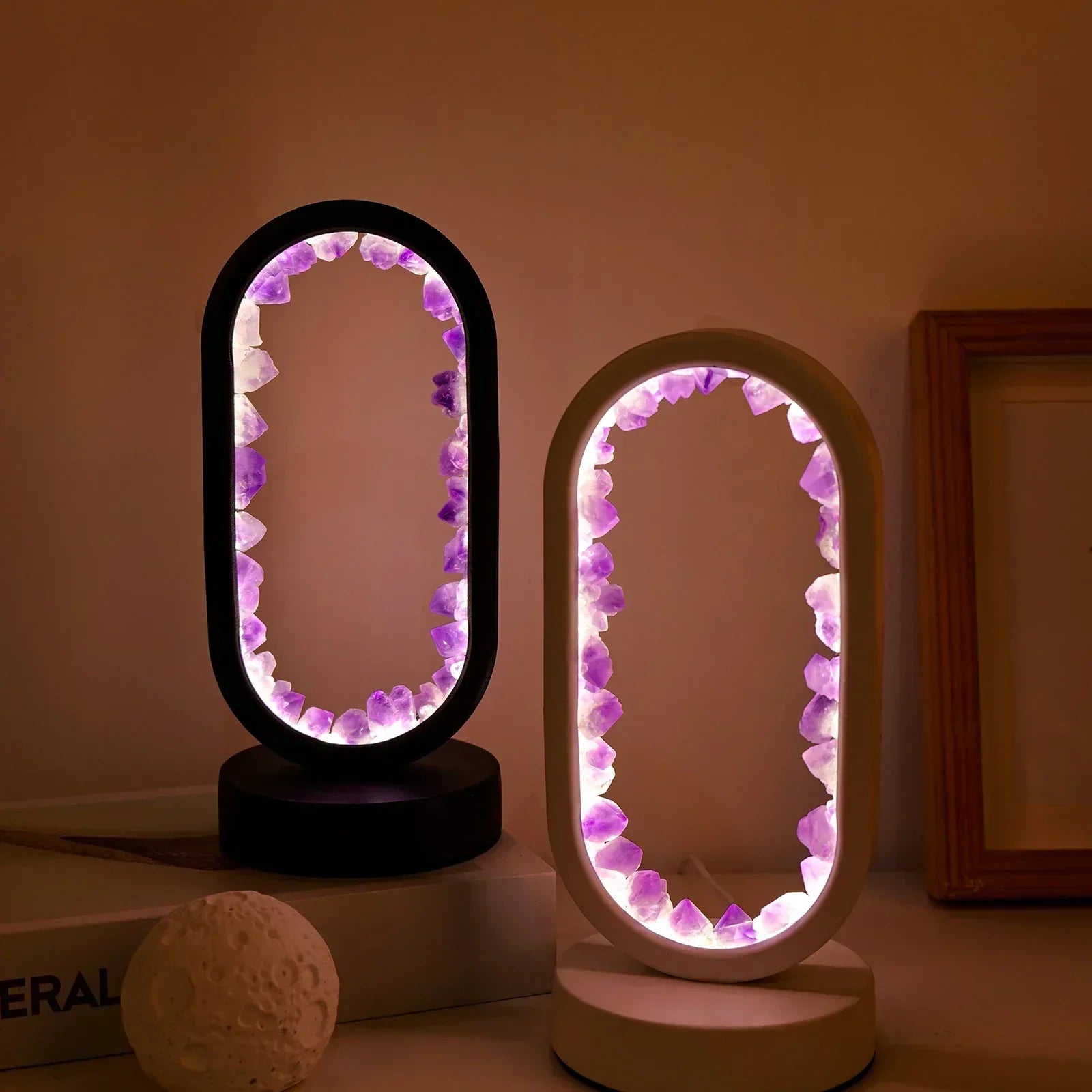 Amethyst – Elegant Natural Light Crystal Light