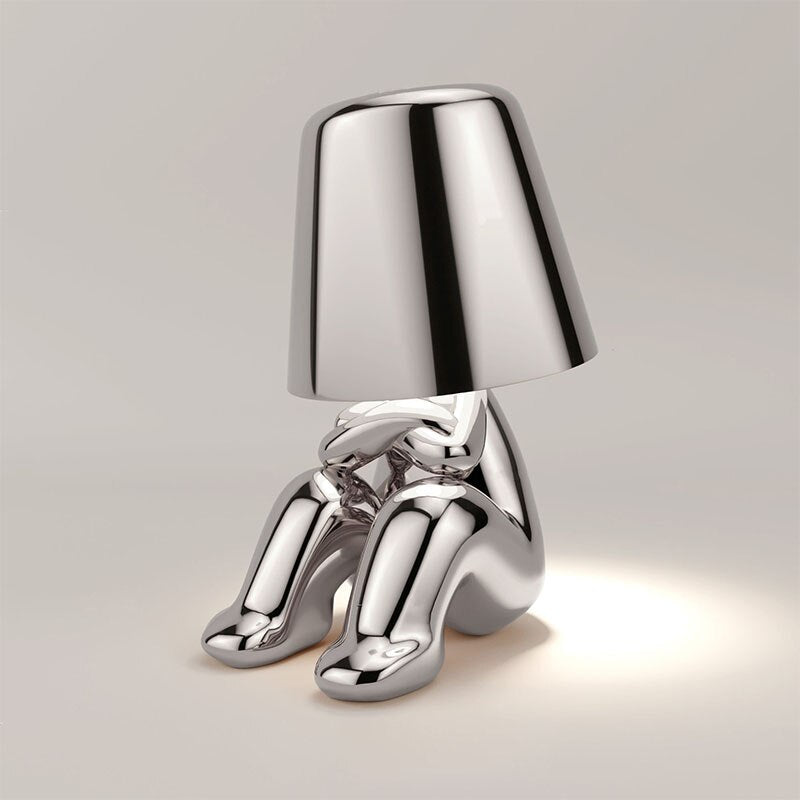 Premium Light Table Mirror – Elegant Rechargeable Night Light with Touch Control