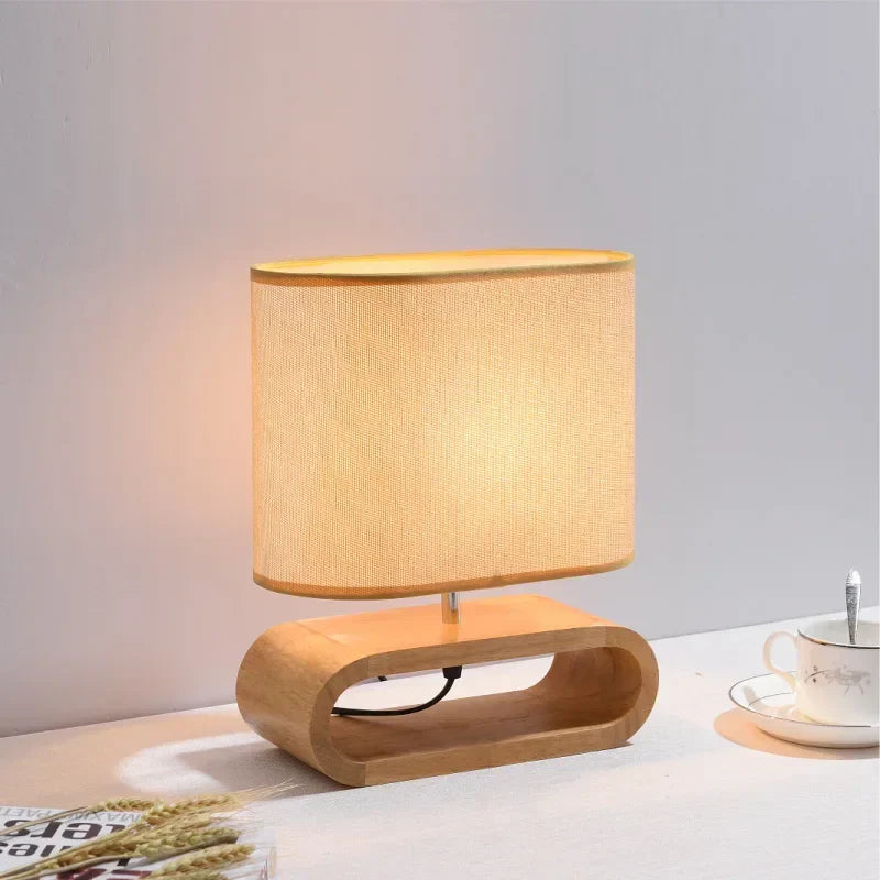 ZenWood – Elegant Japanese Desk Lamp for Atmosphere