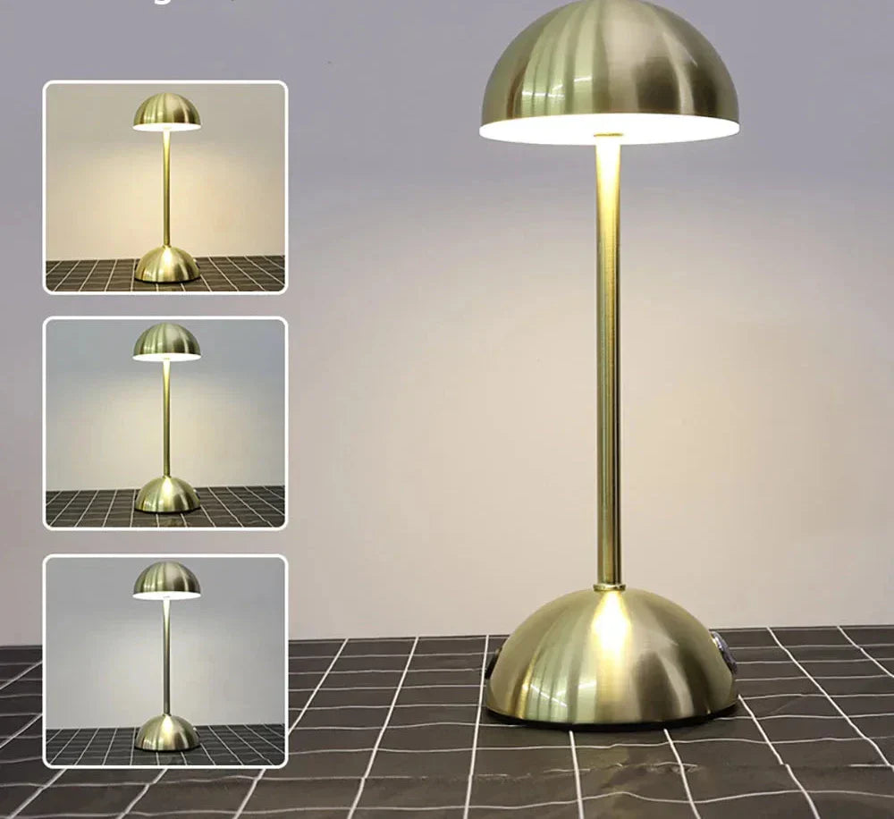 Ambient Glow - Elegant LED lamp with Wireless Charging
