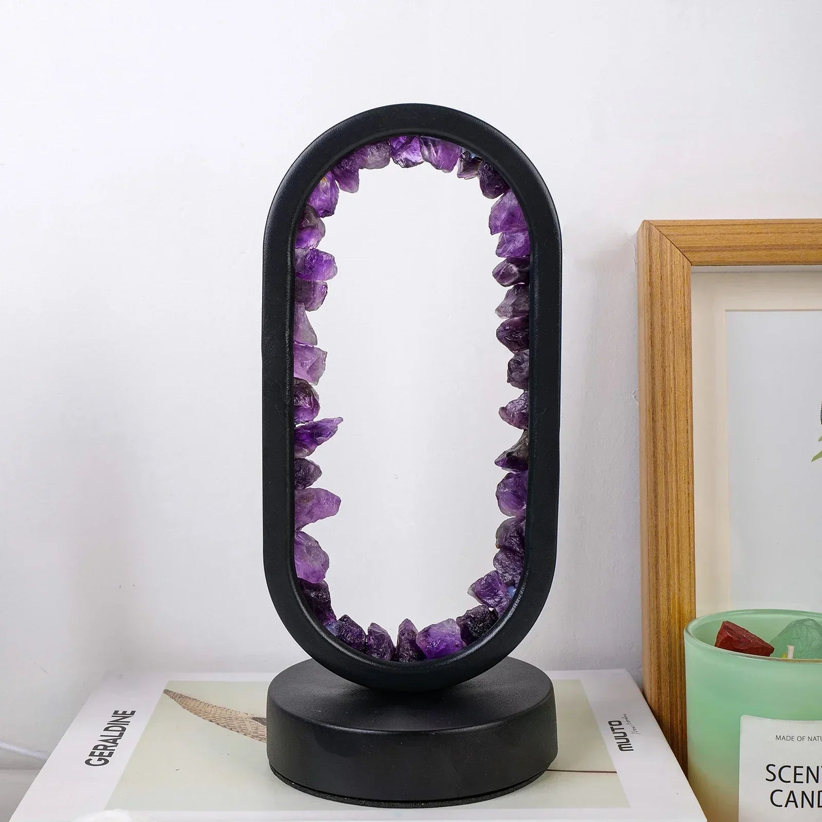 Amethyst – Elegant Natural Light Crystal Light
