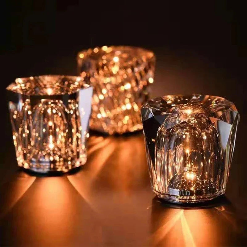 CrystalLuxe – Luxe Table Lamp for Atmospheric Spaces