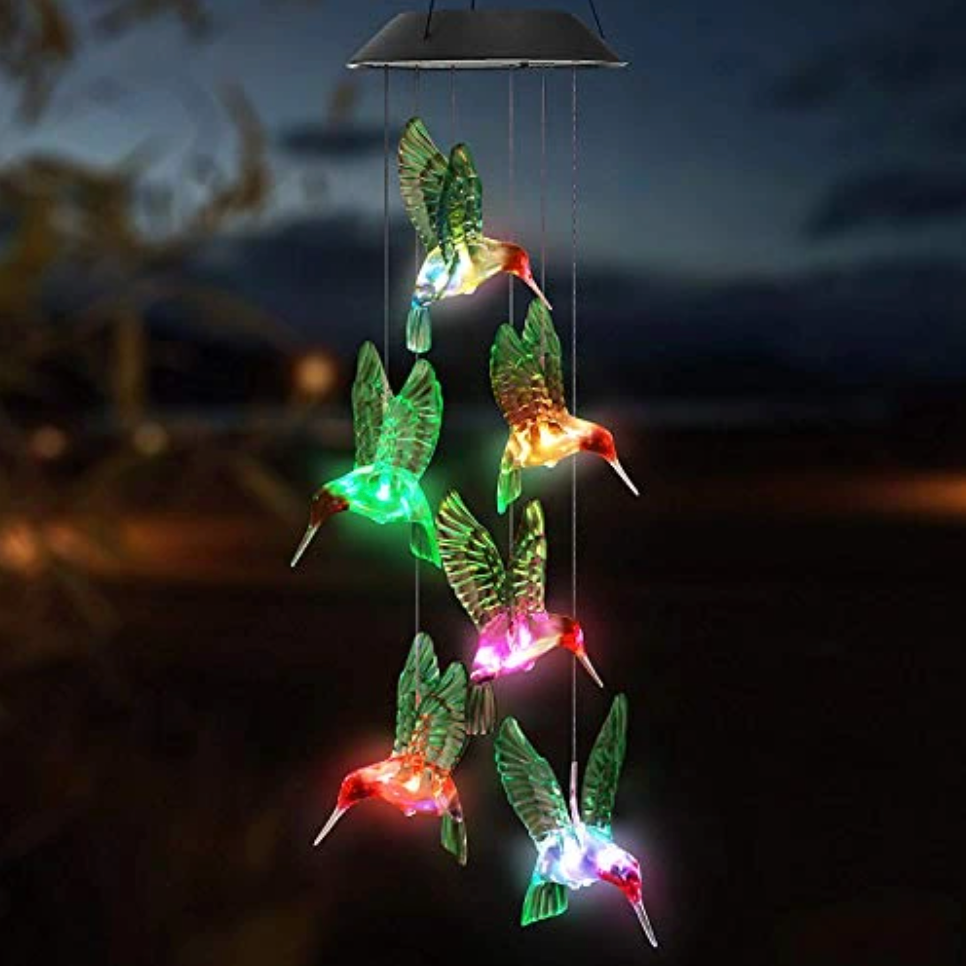 Enchanted Glow - Solar LED Garden Lighting Hummingbird