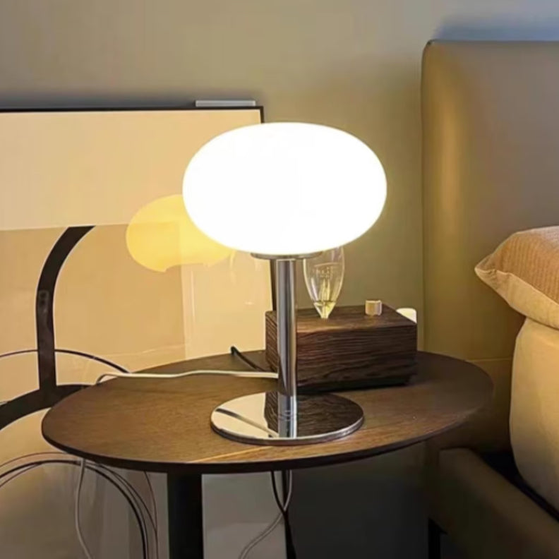 Serene Magic - Elegant Beige Table Lamp for Mood Lighting