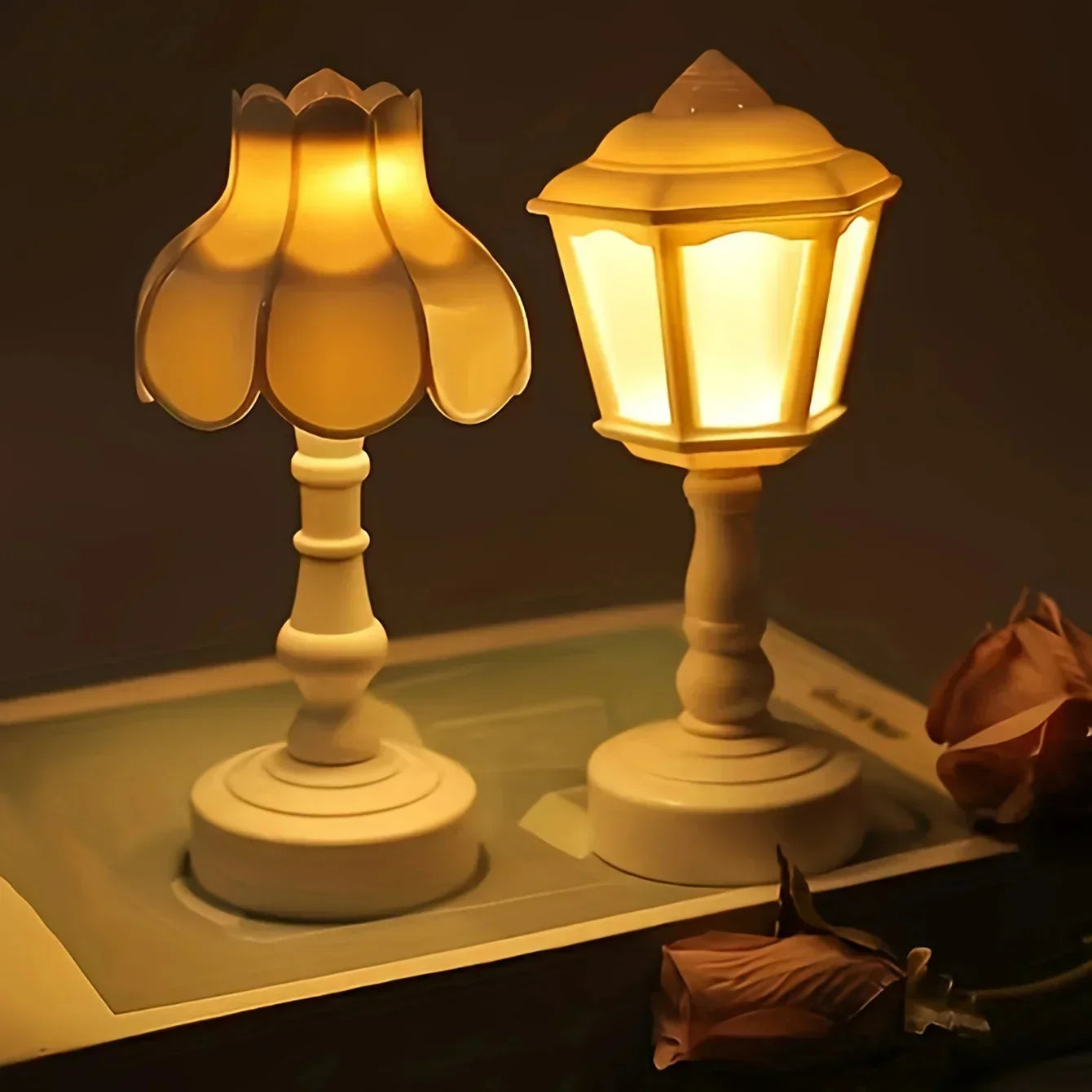 Chic Glow – Elegant Table Lamp with Geometric Design