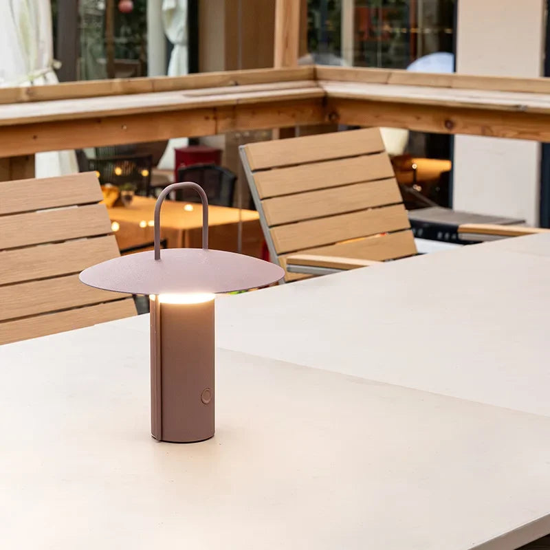 LuxeLume - Wireless Waterproof Desk Lamp with Touch-Dim Function