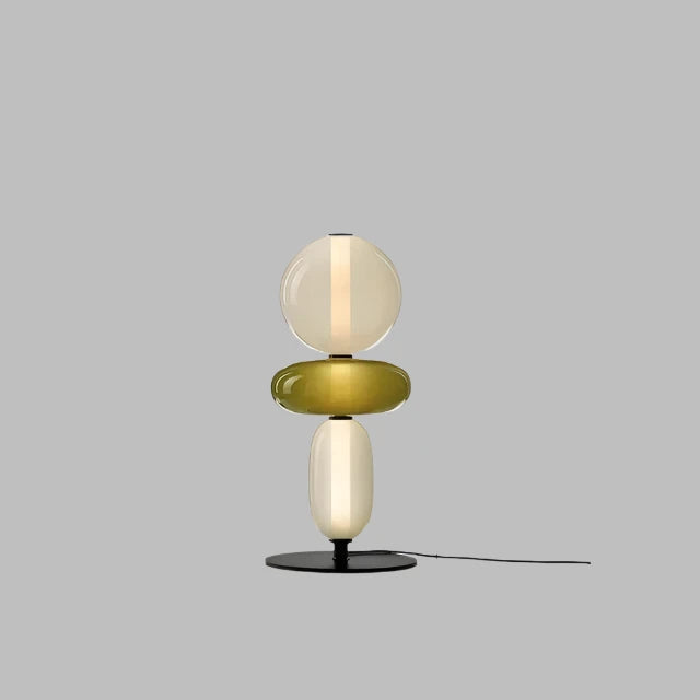ChromaLuxe - Designer Floor Lamp with Color Accents for a Vibrant Atmosphere