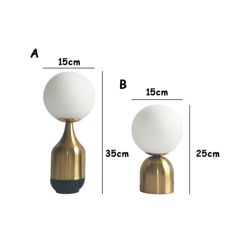 Nordic Elegantie Lamp - Glass Ball Lamp for Atmospheric Lighting