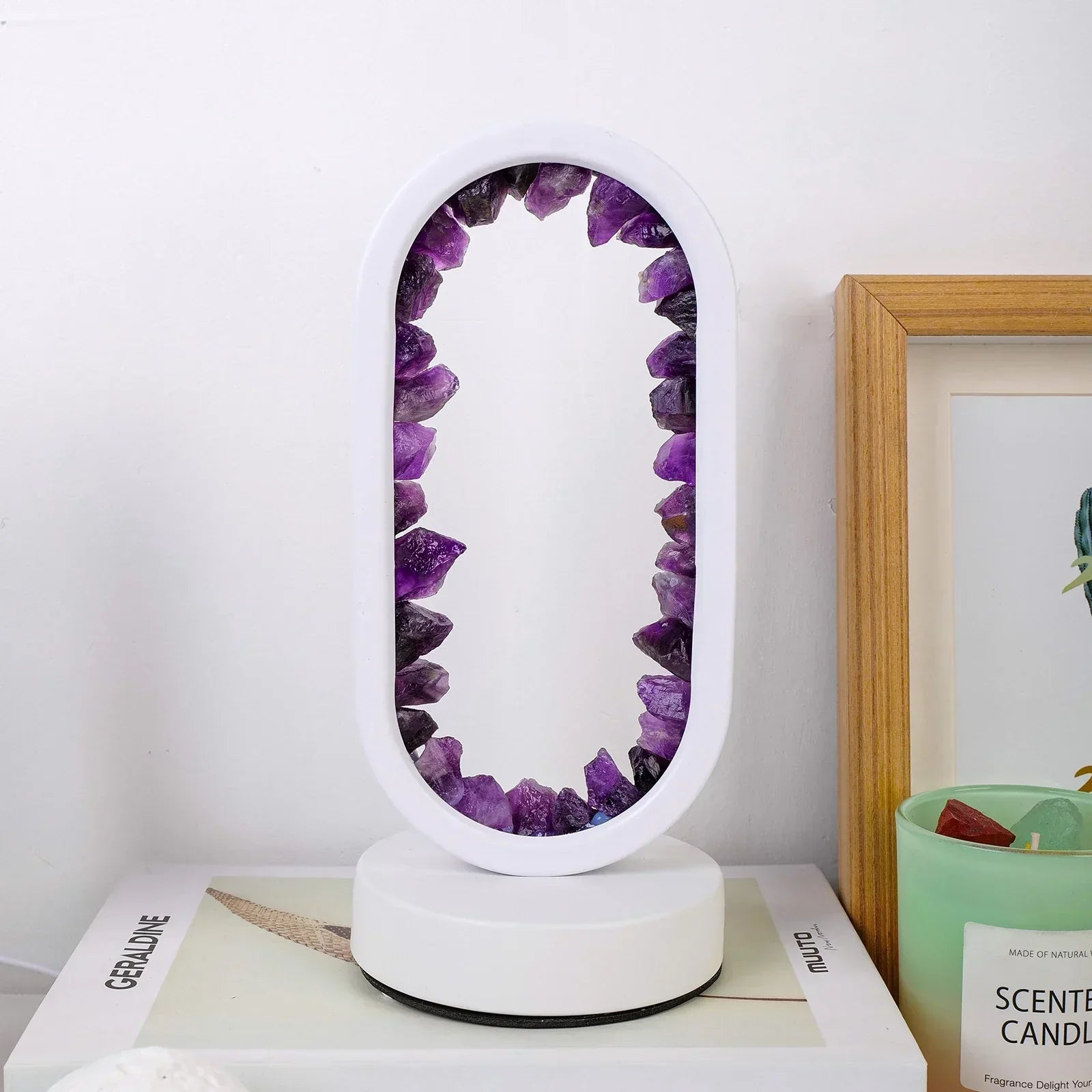 Amethyst – Elegant Natural Light Crystal Light