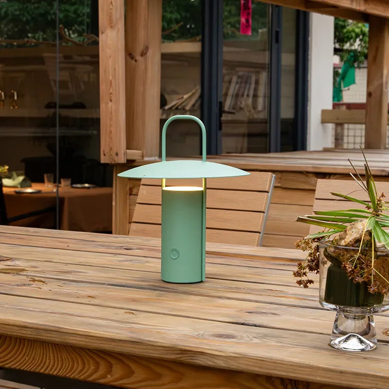 LuxeLume - Wireless Waterproof Desk Lamp with Touch-Dim Function