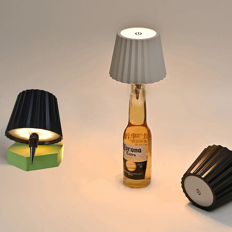 Nomadic Light – Wireless Bottle Lamp with Adjustable Light