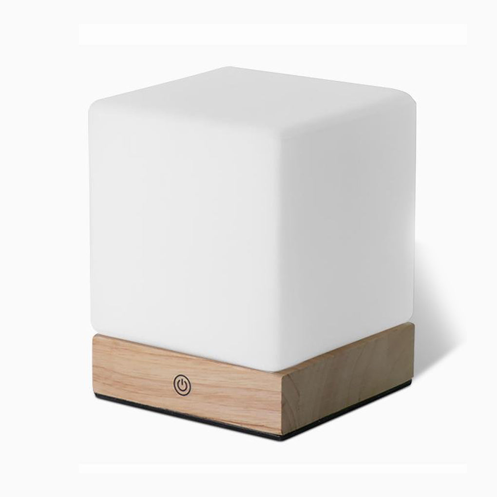 Radiant Cube Wireless LED Table Lamp – Modern and Energy Efficient