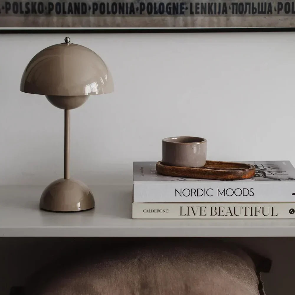 LunarGlow Table Lamp - Dimmable LED Lighting for Every Interior