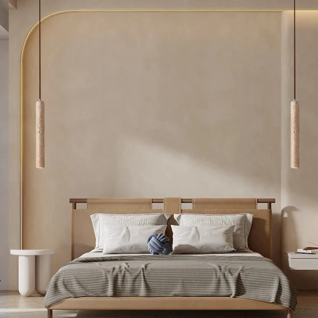 LumoLine – Wabi-Sabi Travertine LED Cromly
