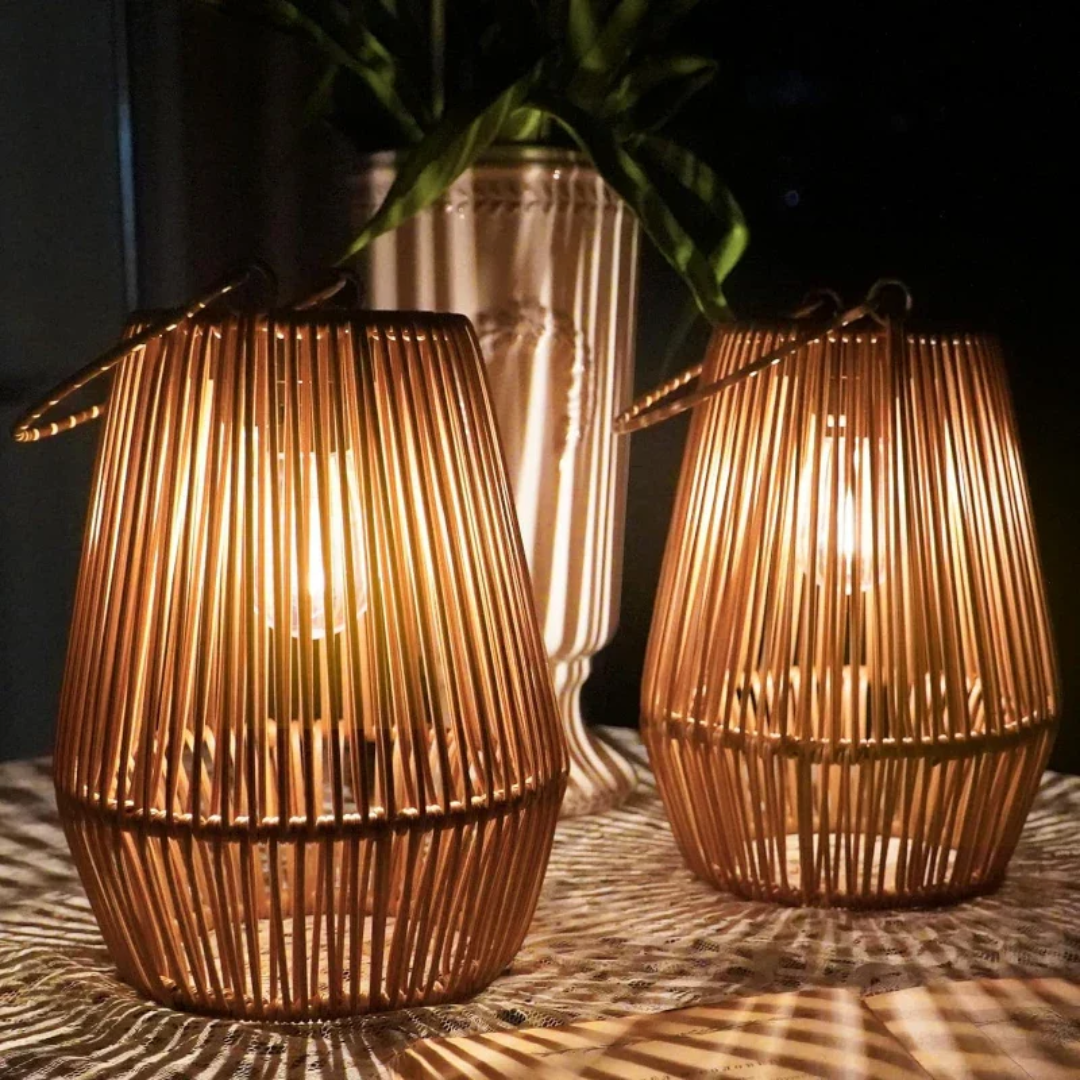 SunWeave - Handwoven Water Resistant Solar Garden Lights