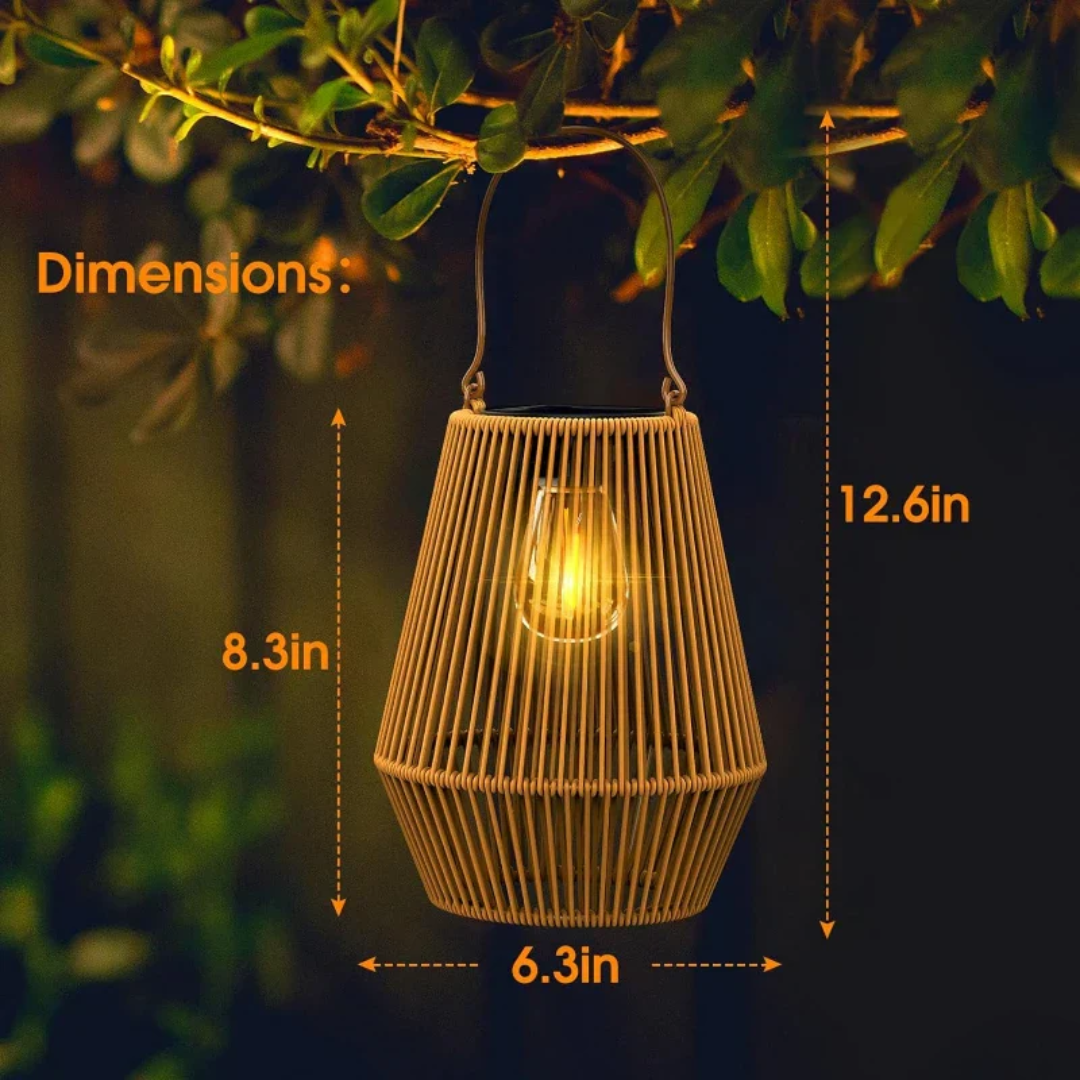 SunWeave - Handwoven Water Resistant Solar Garden Lights