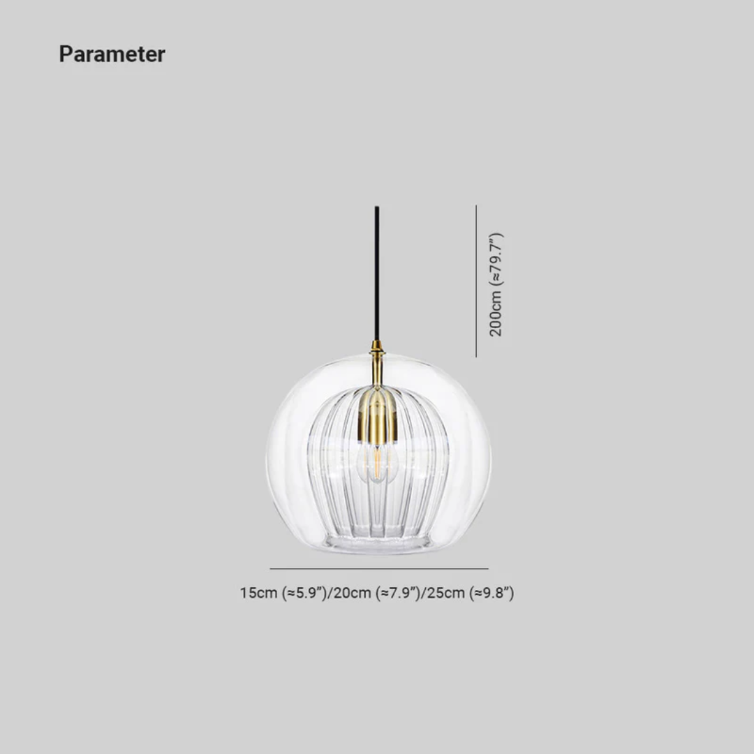 AuroraSphere - Elegant Ball-Shaped LED Ceiling Lamp