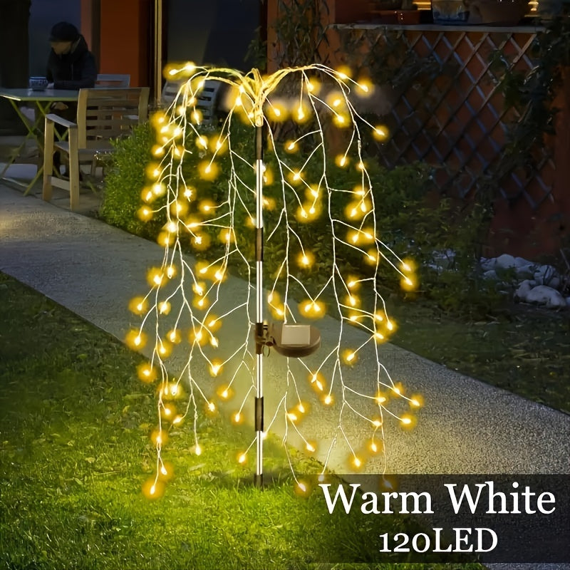 SolarGlimmer - Solar Powered Garden Lamp with 8 Lighting Modes