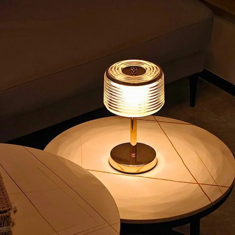 GlowRing Lamp - Modern Ring-Shaped LED Table Lamp