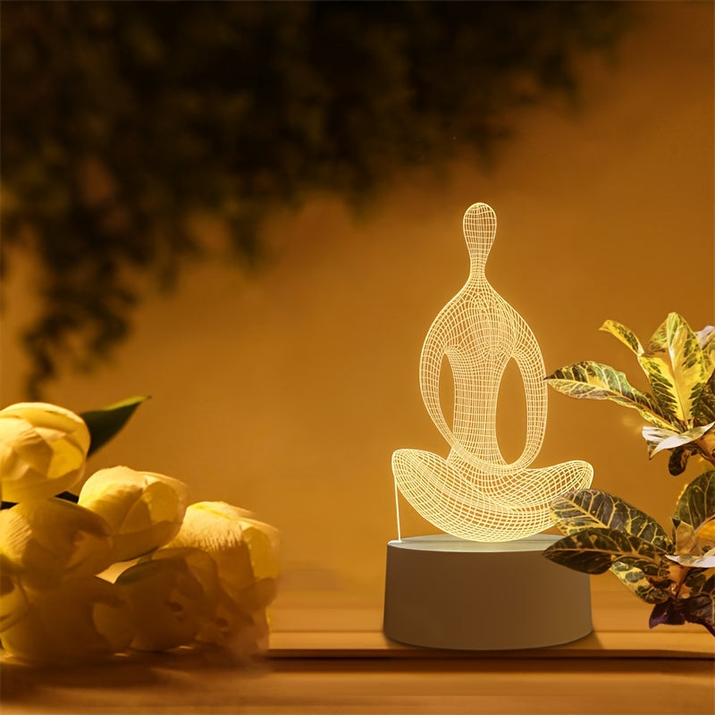 ZenLight - Modern 3D Yogalamp