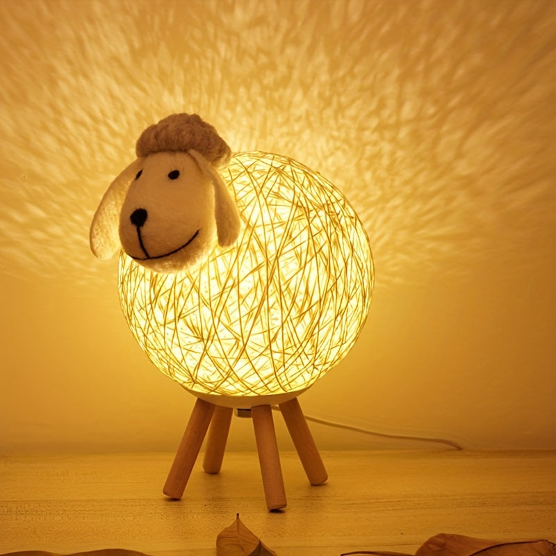SheepGlow Lamp - Dimmable USB Night Light in Sheep Shape