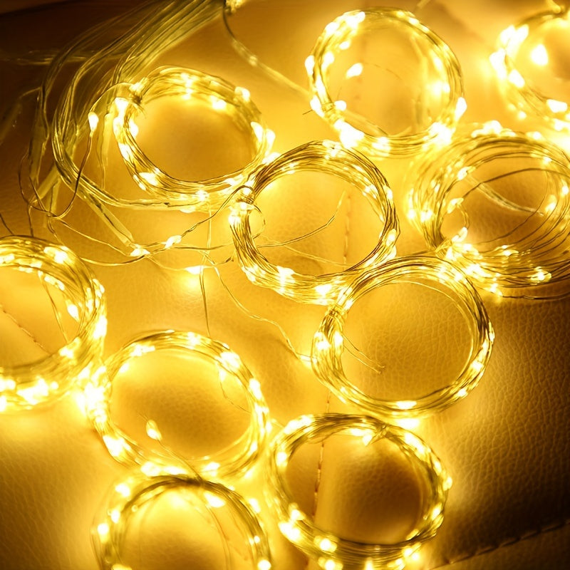 LuxeGlow – USB LED Curtain Lights for Parties