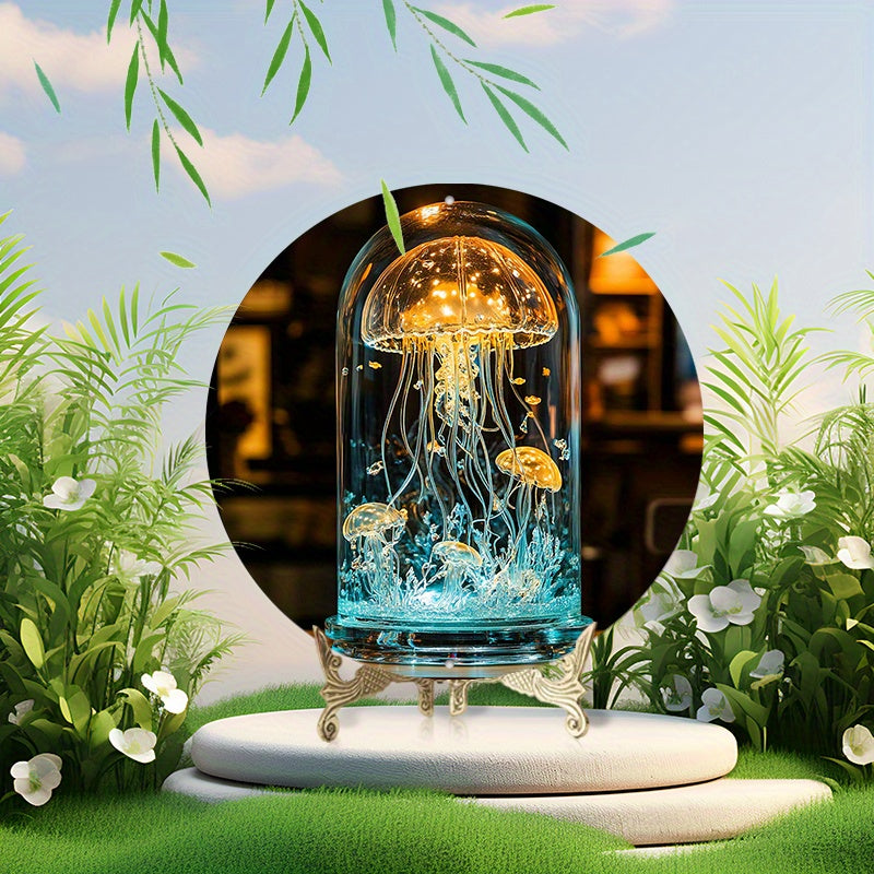 CrystalJelly – Artistic Glass Crab Lamp