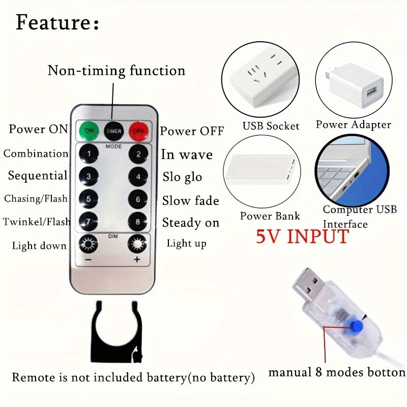 LuxeGlow – USB LED Curtain Lights for Parties