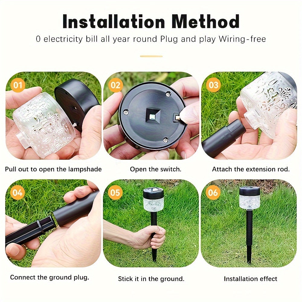SolarGlow Set – Energy-Saving Garden Lighting for Outdoor Use