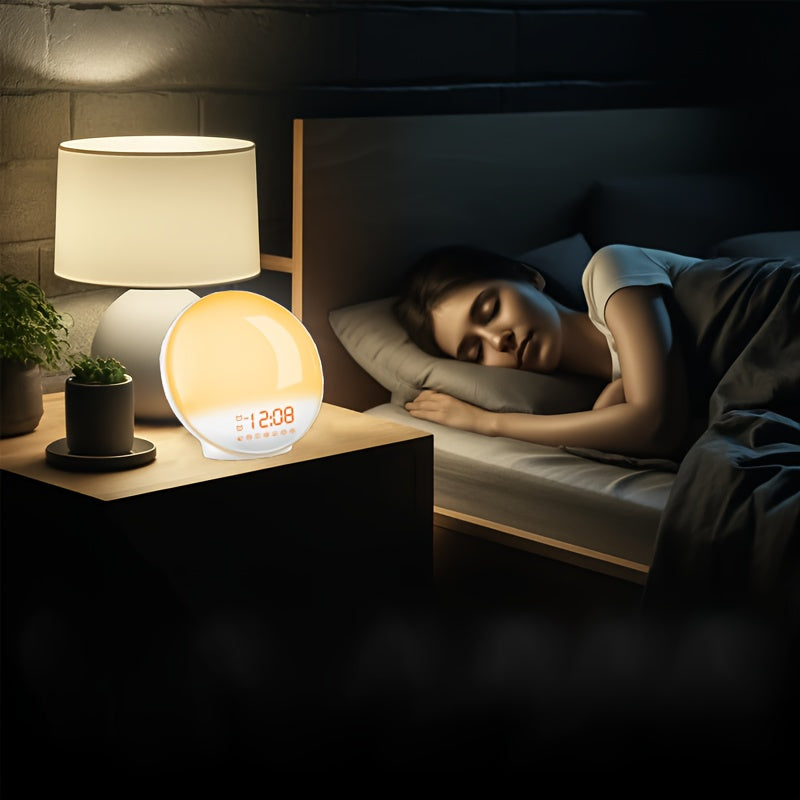 AlarmGlow – Smart Solar Light with Dual Alarm Clock